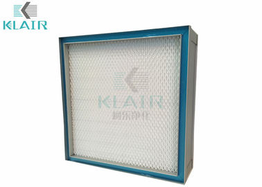 Mini filtro de aire del gel de silicona del plisado, filtros reversos de Hepa del sello del gel para el sitio limpio