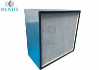 Filtro de aire superficial extendido de Hepa H13 con el papel de filtro de la fibra de vidrio del alto voltaje