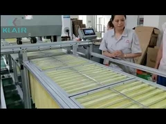 Melt Blown Synthetic Bag Air Filters Aluminum Frame Humidity Resistant