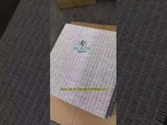 Marco de acero plástico/galvanizado del filtro de aire compacto del banco del gránulo V del carbono activado