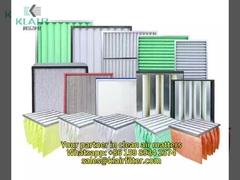 Filtros de aire plissados desechables G4 para aire acondicionado industrial de prefiltración