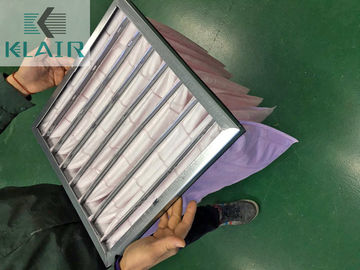Aire comercial de los filtros de aire del bolso que maneja estándar ISO 16890 Epm1 del filtro de la unidad AHU el nuevo