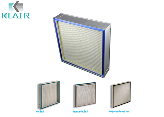 Filtro de aire del purificador del aire de Mini Pleat HEPA para el tipo venta del sello del gel del hospital del filtro de HEPA