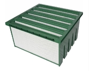Tipo plástico filtro del marco/del marco metálico V de aire compacto del medio para el sistema de ventilación