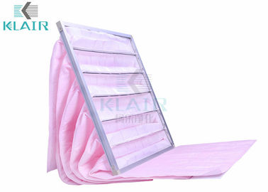 Filtro de aire no tejido del bolsillo de Klair para el aire galvanizado del marco que maneja la unidad
