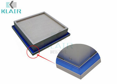 Mini filtro de aire del gel de silicona del plisado, filtros reversos de Hepa del sello del gel para el sitio limpio