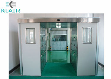 Túnel de la ducha de aire del recinto limpio del cargo de las mercancías con la puerta automáticamente deslizante