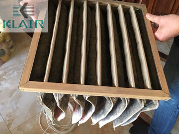 Aire comercial de los filtros de aire del bolso que maneja estándar ISO 16890 Epm1 del filtro de la unidad AHU el nuevo