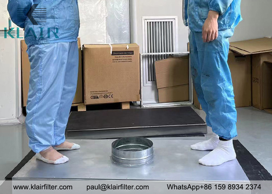 Módulo de filtro HEPA de techo con conductos, 24 pulgadas x 48 pulgadas, tipo de superficie transitable