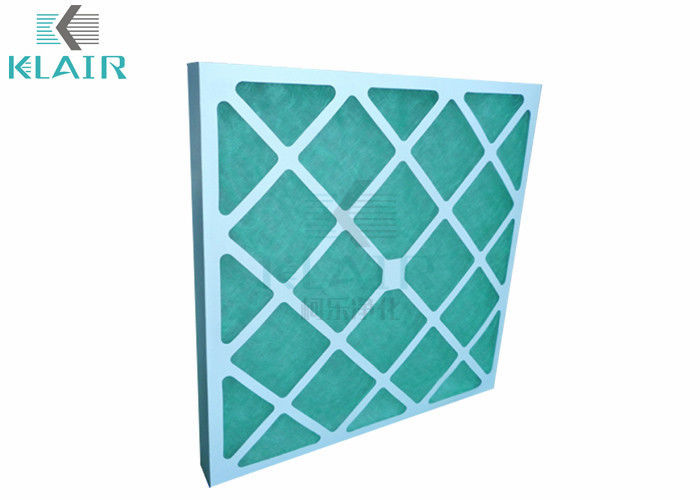 Filtros de aire disponibles de la HVAC del panel con progresivamente medios de la estera del vidrio de fibra